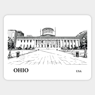 Ohio State USA Sticker